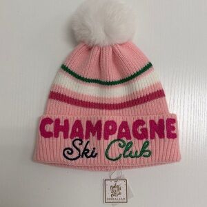 Shiraleah Pink Beanie with Pom Pom